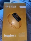 NIB Fitbit Inspire 3 Heart Rate Monitor | Health & Fitness Tracker Morning Glow