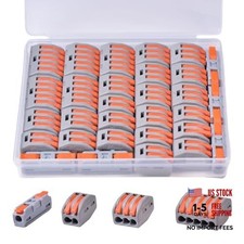 Lever Wire Connectors, Quick Wire Splice Connectors Push-in, 2/3/5 30PCS