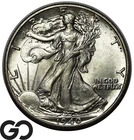 1940 Walking Liberty Half Dollar, Lustrous Gem BU++