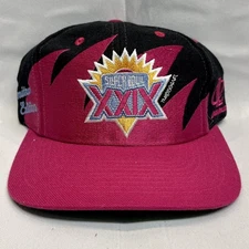 Vintage Logo Athletic Team NFL 1994 Super Bowl XXIX 29 Sharktooth Snapback Hat