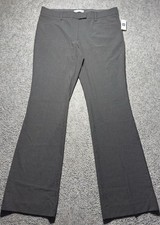 NWT Gap Modern Boot Charcoal Gray Career Business Pants Women Sz 10R Stretchy