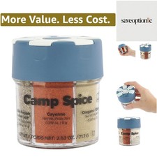 Coghlan  s Multi-Spice Shakers   Compact 6-in-1 Seasoning Containers for Campi...
