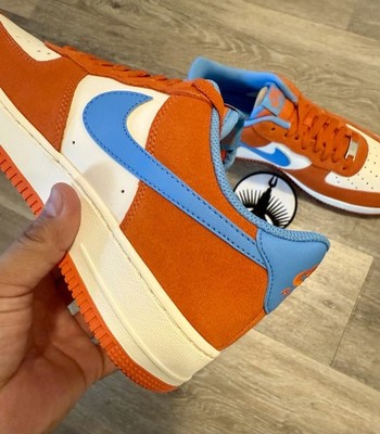 Nike Air Force 1 07 LV8 'Safety Orange University Blue' FQ8714-800
