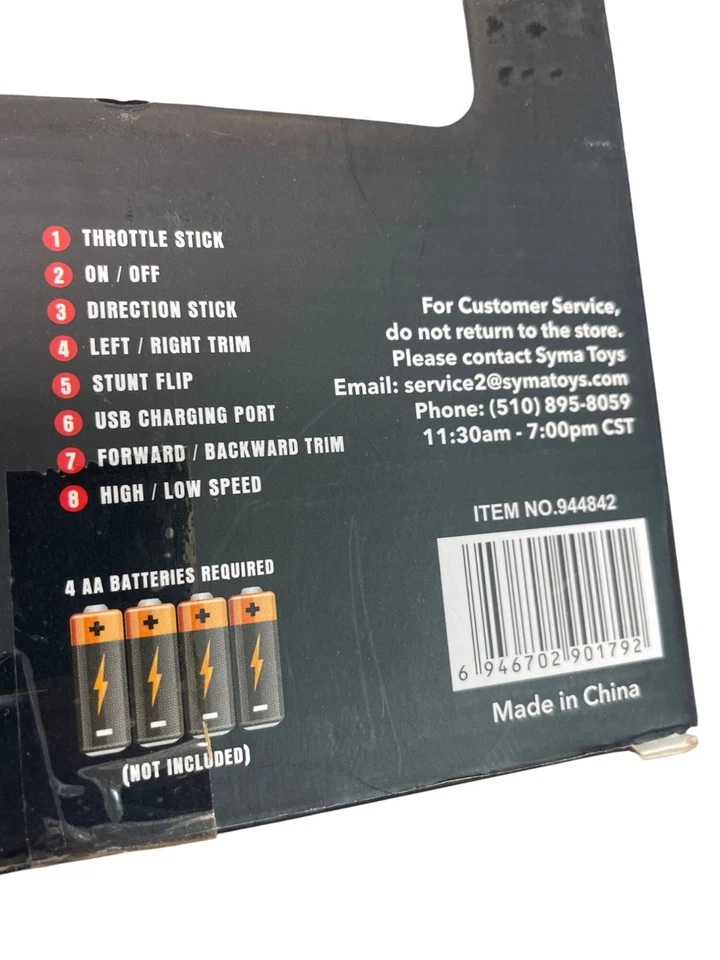 Drone Runner Syma Sky Thunder RC D63 SKU 9268 Foto 2 de 4