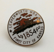 Leavenworth WBA Kansas Women's Bowling Association Lapel Pin Leavenworth WBA Kansas Women's Bowling Association Lapel Pin