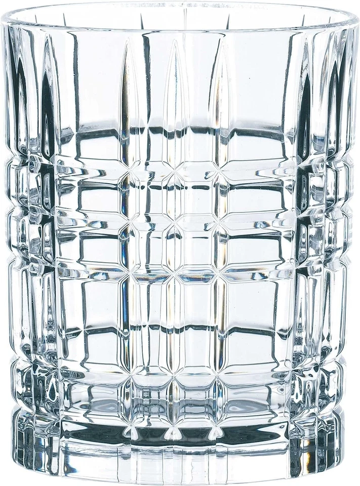 Vaso de whisky Nachtmann cuadrado 11 OZ (juego de 4) - cristal doble antiguo... Foto 4 de 4