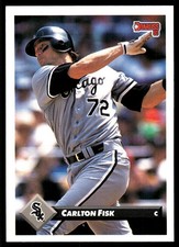 Carlton Fisk 1993 Donruss #519 White Sox MLB READ FREE SHIPPING AutographDen