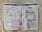 1984 GI Joe Attack Vehicle VAMP Mark II Instructions Blueprints Original