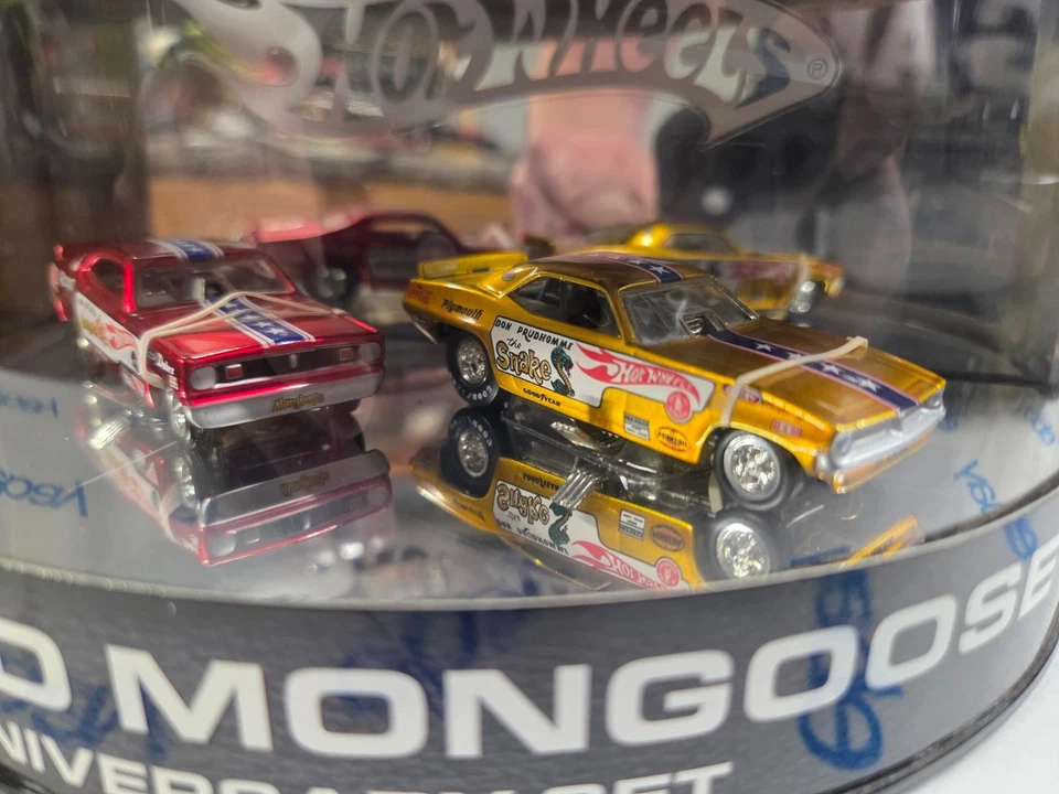 风火轮 Snake & Mongoose 70 年代 Dragster Funny Cars 35 周年纪念套装 — 第 4/4 张图片