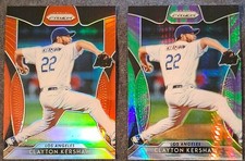 2019 Clayton Kershaw Prizm Parallel Lot (2)  L. A. Dodgers Red & Cosmic Haze