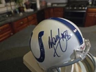 Marvin Harrison HOF Indianapolis Colts Signed Mini Hemet Authentic Graphs Cert.