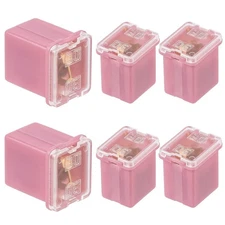 30A Square Auto Fuses 30 AMP Low Profile Box Shaped Automotive Fuse for pink 