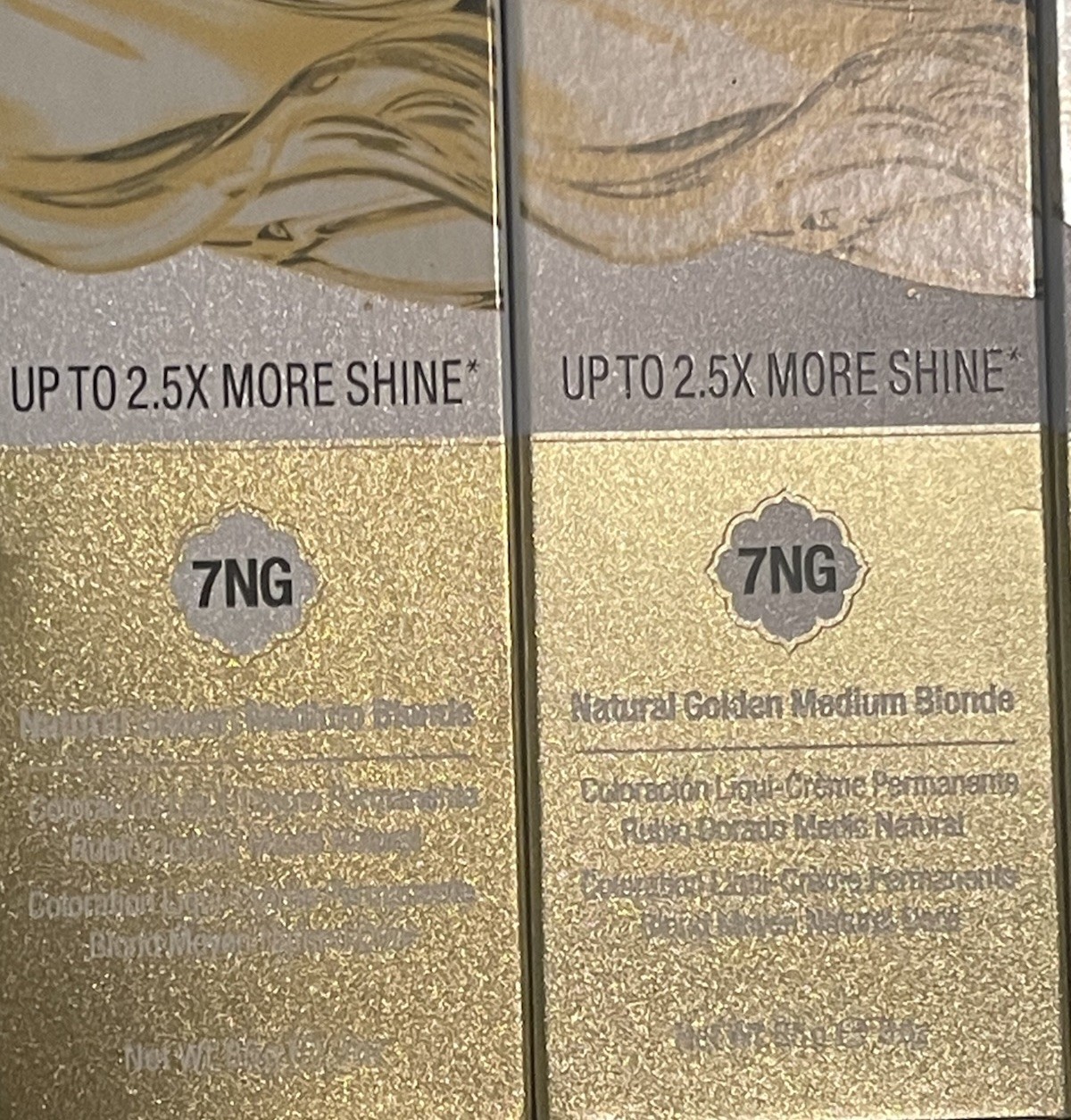 2 Mystic Divine Hair Color  7NG  Natural Golden Medium Blonde  3 Oz Permanent