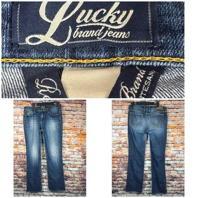 Lucky Brand Gene Montesano Women's Ashford Classic Rider Blue Jeans 10/30''x29''