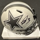 George Pickens Dallas Cowboys Autographed Mini Football Helmet JSA Authenticated
