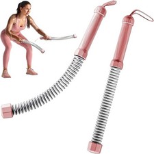 2PCS Weighted Ropeless Battle Rope, Professional Durable Exercise Rope, Pink