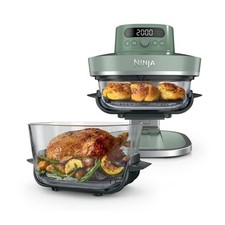 NINJA 5-in-1 XL Glass Air Fryer | AS090EUGN Crispi Pro | Power 2050 W | Capacity