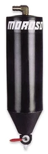 Moroso 63657 Radiator Overflow Tank, 1 quart Black Plastic 10.5 x 3 in.
