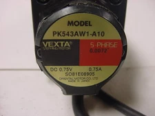Vexta 5 Phase STEPPER MOTOR, PK543AW1-A10. 0.0072, DC 0.75V, 0.75A