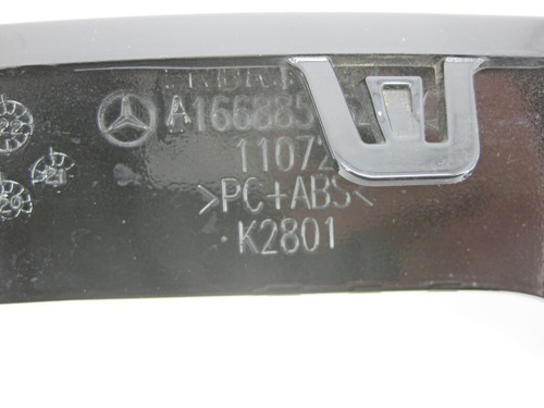 Mercedes-Benz A1668857500 Decorative trim for rear bumper diffuser AMG NIGHT... - Picture 7 of 8