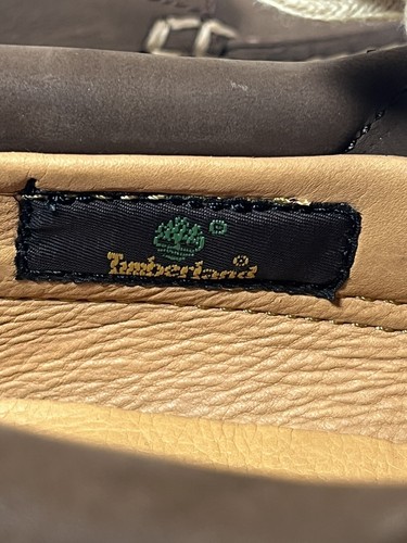 Timberland 3 Eye Hand Sewn Shoes Dark Brown Nubuck Mens Size 9.5 A5WC9 New - Picture 5 of 6