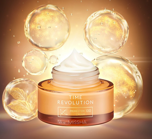 Missha Time Revolution Primestem 100 Cream 50ml - Korean Skincare Beauty