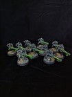 Warhammer 40,000 - Necron Warriors x10 and x3 Scarab Bases - ProPainted