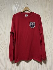ENGLAND 60s HOME RETRO FOOTBALL SHIRT SOCCER JERSEY L/S SCORE DRAW sz XXL MEN #6