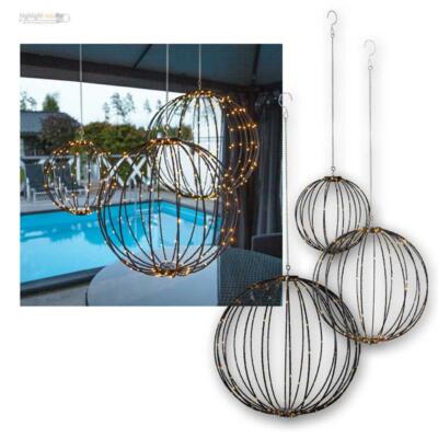 3DKugel Ø 50cm, große LED DekoKugeln 230V zum aufhängen IP44, Innen
