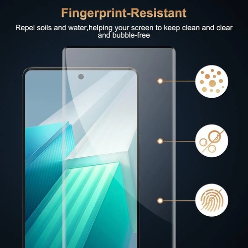 2PCS BLU Bold N3 Full Cover 3D Curved Tempered Glass Film Cover Screen Protector - Picture 2 of 6