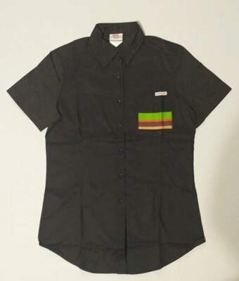Burger King Shirt Womens Small Manager Short Sleeve Employee Burger King Shirt Womens Small Manager Short Sleeve Employee