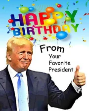 Donald Trump Birthday Card