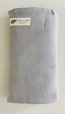 Monica and Andy Baby Muslin Swaddle Blanket Gray Organic Cotton