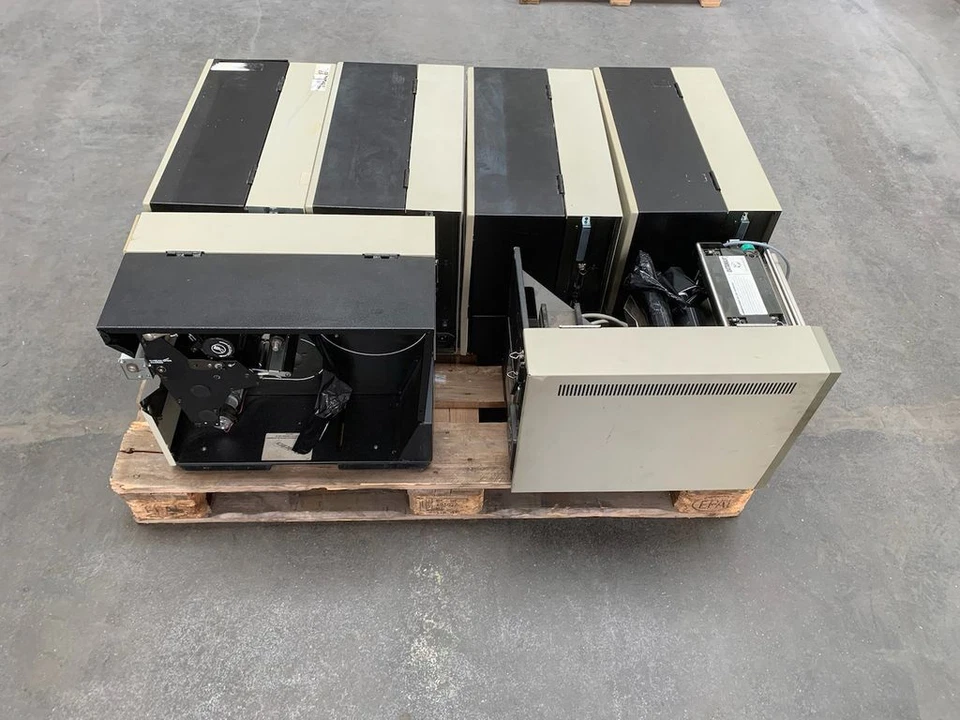 Zebra, Datamax (5x) 110Xilll (1x) DMX 600 Thermo-Transferdrucker Barcode Printer - Image 3 of 4