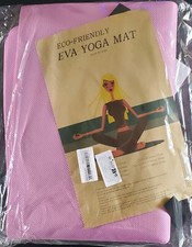4mm Thick Eco FriendlyEva Yoga Mat, Anti-slip Fitness Padding Mat Pilates  Gym,