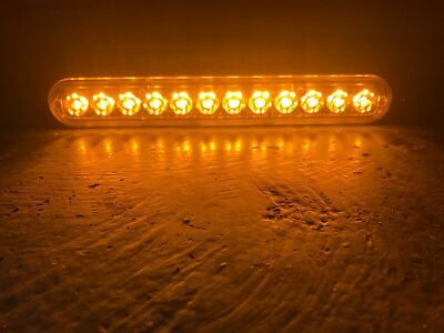 Amber Lights Buy XRIDONSEN 2 In 1 Emergency Strobe Police Lights Traffic Advisor Light Bar 144 Led Warning Hazard Safety Interior Windshield Dash Deck Split Mount For Vehicles Trucks Car 2 X - Foto 6