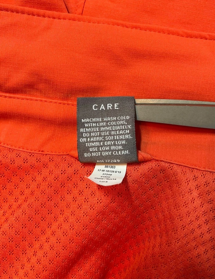 Camisa para mujer REI senderismo camping coral manga larga bolsillos abotonados lengüeta enrollable M Foto 4 de 4