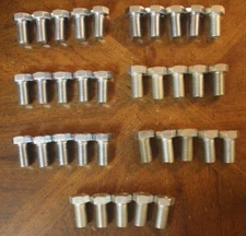 35 Midwest Fastener 3/4" x 1-1/2" Long Zinc Hex Bolts Course Thread Grade 5