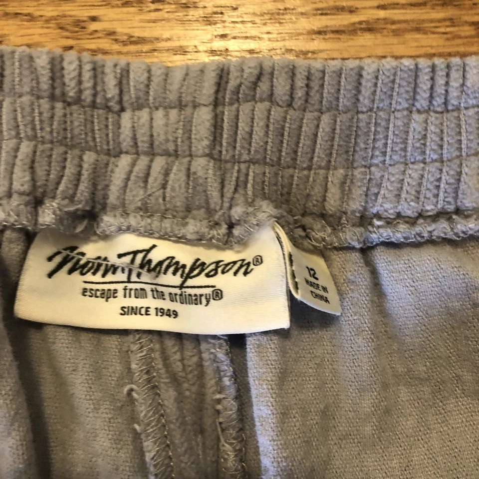 Pantalones de pana Norm Thompson para mujer con puños de piel sintética, FUNKY, vintage, talla 12 Foto 4 de 4