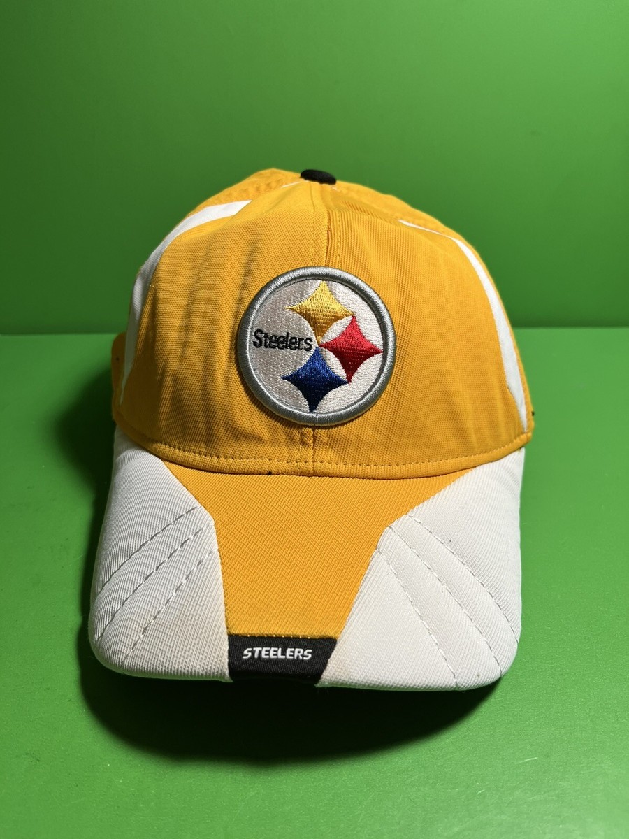 Reebok On-Field Yellow Pittsburgh Steelers Flex Fit Hat One Size Hat