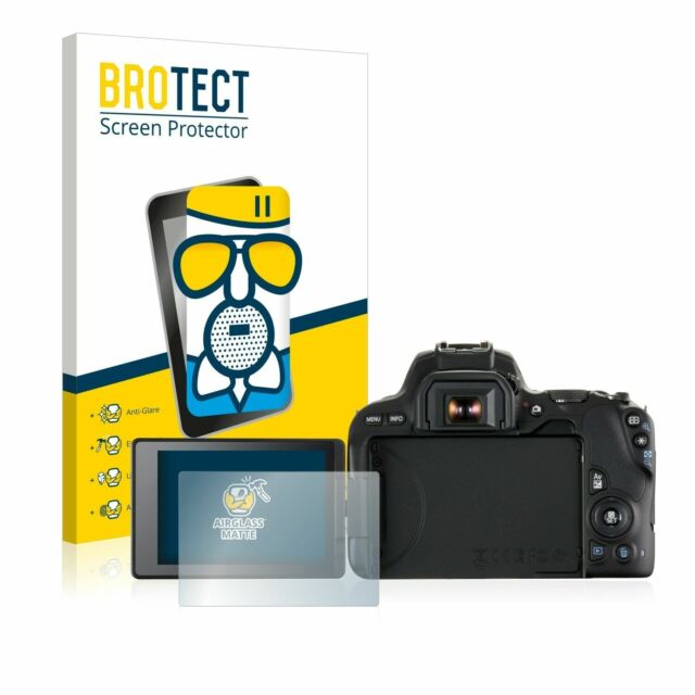 dipos I 2x Screen Protector matte compatible with Canon EOS M6 Mark II Flexible Glass 9H Display Protection