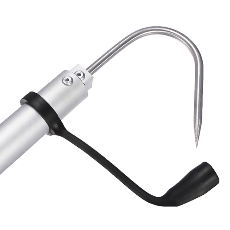 120cm Telescopic Fish Gaff Tackle Tool Spear Hook Ice Sea Saltwater