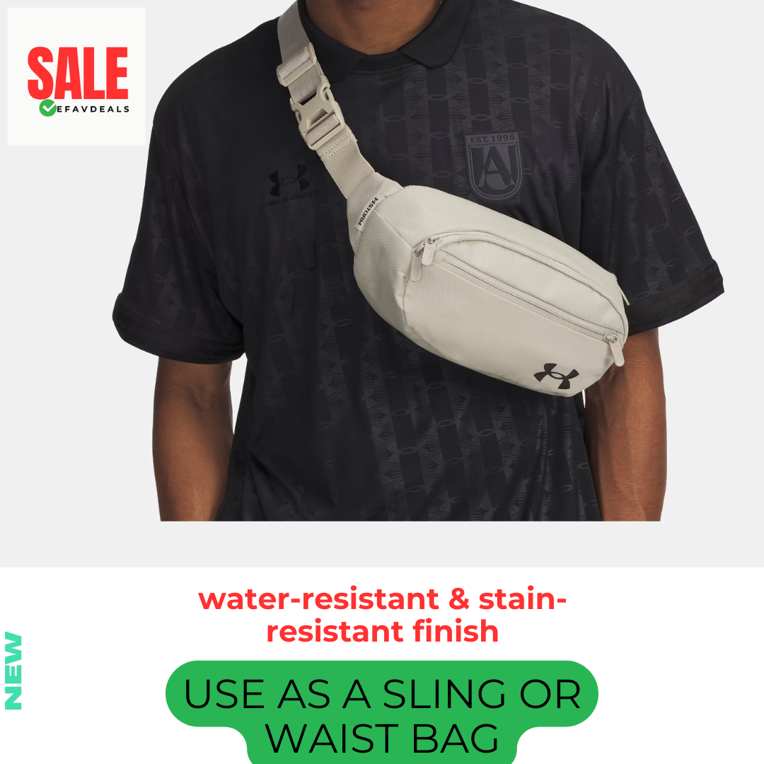 Under Armour Unisex UA Flex Waist Bag Sling Hip Fanny Pack Khaki 1364190 NWT