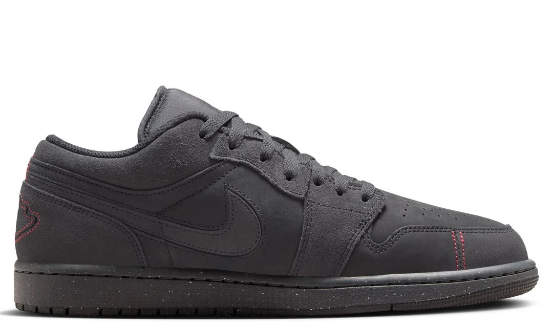 Air Jordan 1 Low SE Craft Dark Smoke Grey/Varsity Red/Black Air Jordan 1 Low SE Craft Dark Smoke Grey/Varsity Red/Black