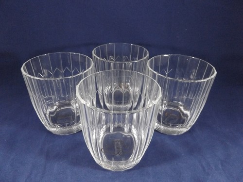 Krone Royal Gold Kursiv Logo Kathedrale Felsen Brille von Pok Italien 4er Set - Bild 1 von 13