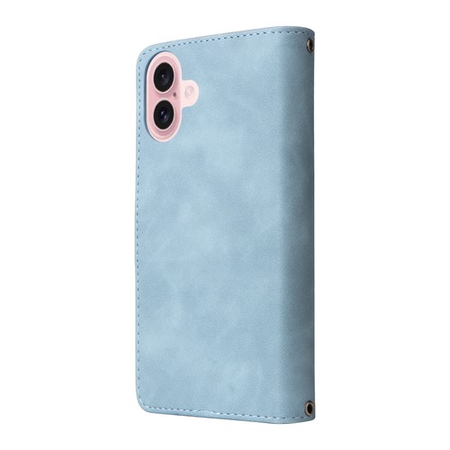 Zipper Wallet Case Leather Flip Cover For iPhone 16 15 14 13 12 11 Pro Max 8 7+ - Picture 80 of 97