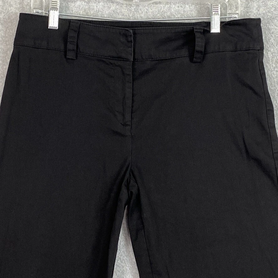 Брюки женские Counterparts 10 черные Chino Capri укороченные с манжетами средняя посадка прямые - Изображение 2 из 4