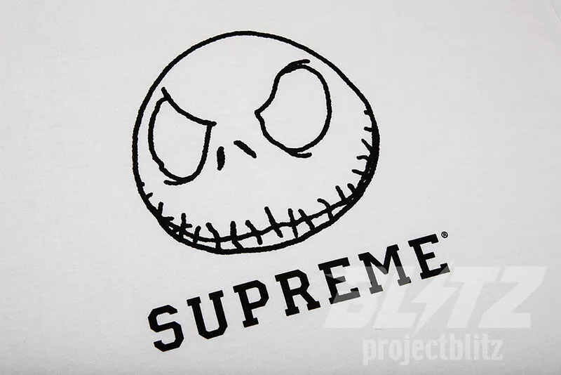 SUPREME SKELETON TEE WHITE FW23 T-SHIRT