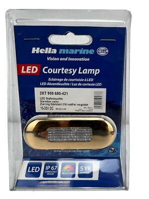 Hella Marine LED Orientierungsleuchte Stufenleuchte Innen + Außenleuchte 10-30V