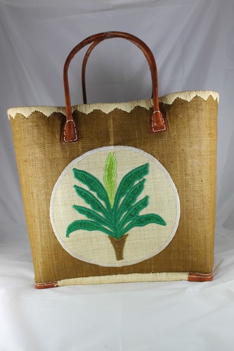 Shopper Beach Travel Bag Tote Organic Natural Large African Raffia Free Post - Picture 6 of 13